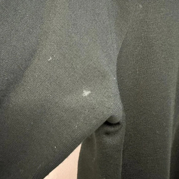 COS Wool Cotton Blend A-Line Long Sleeve Shift Jersey Dress Wool Panel Green M - Picture 13 of 16